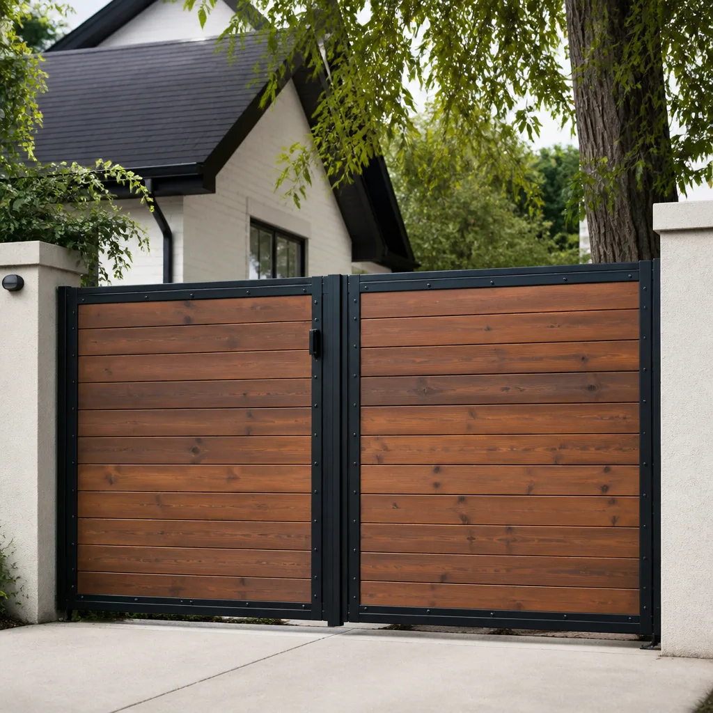Wood & steel frame